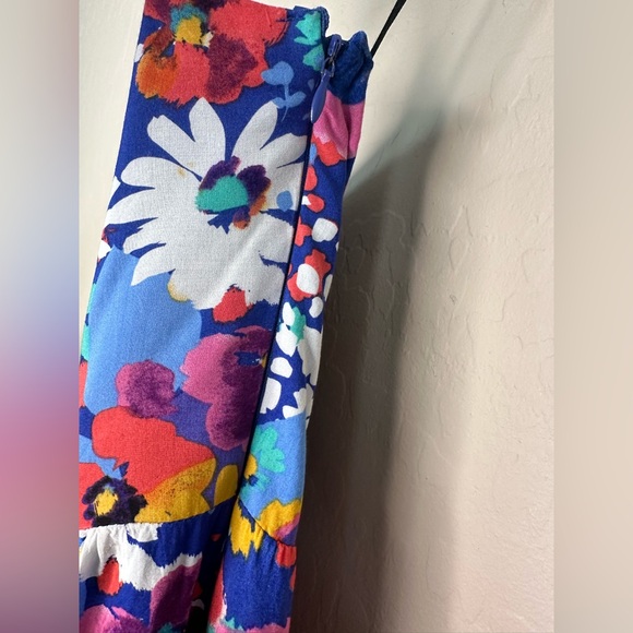 O’Neill Floral Print Strapless Knee Length Dress, size S - Picture 5 of 14